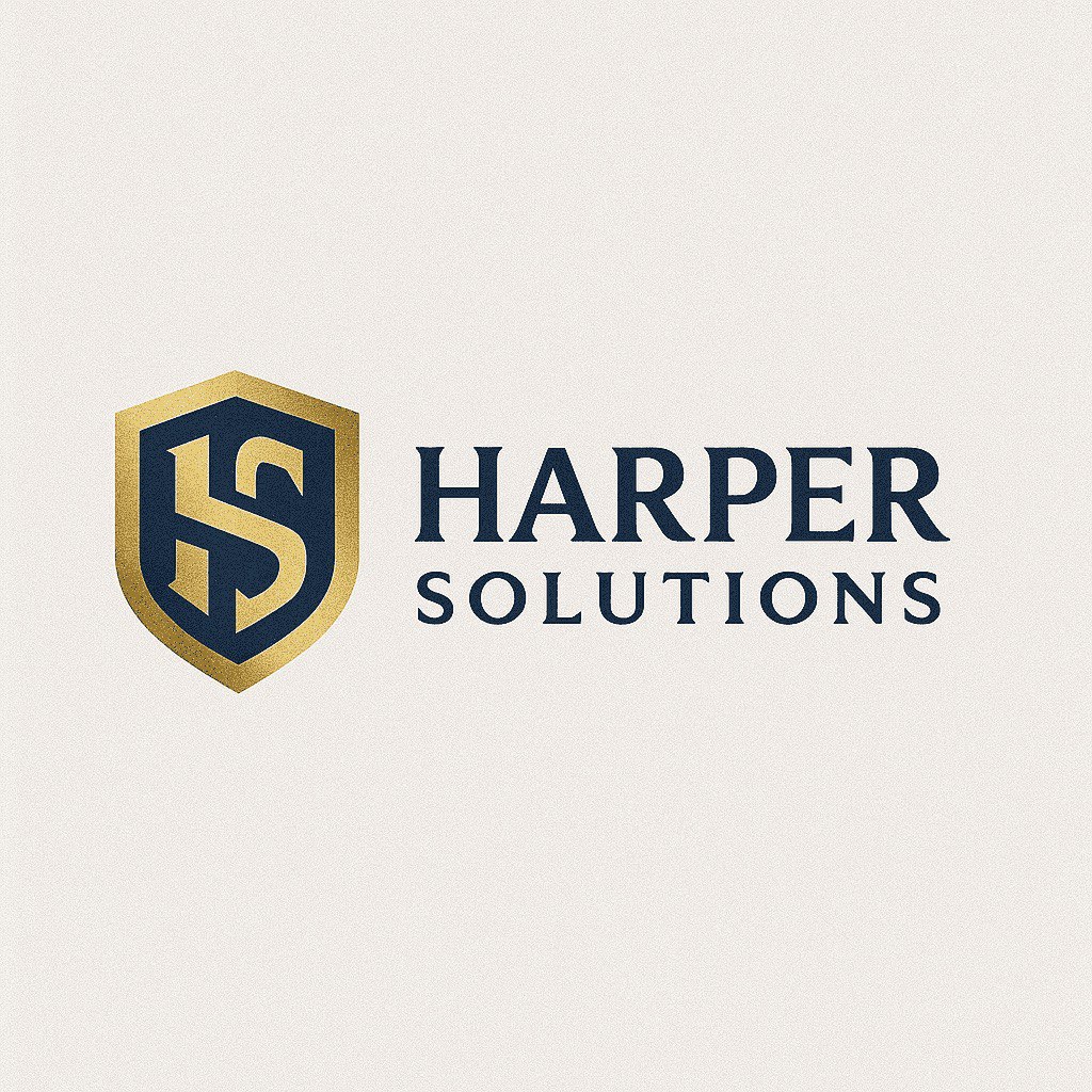 Harper Solutions Logo Design